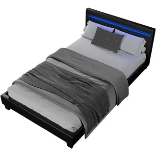 inkl. Matratze 120 x 200 cm schwarz