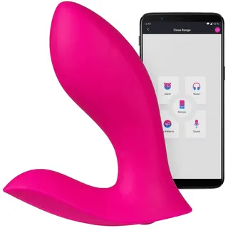 Lovense Panty-Vibrator Flexer per App steuerbar, pink
