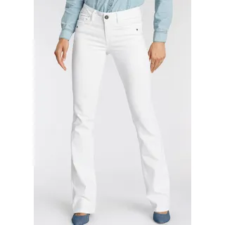 Arizona Bootcut-Jeans »mit Keileinsätzen«, ausgestellte Beinform, niedrige Leibhöhe, elastisches Material