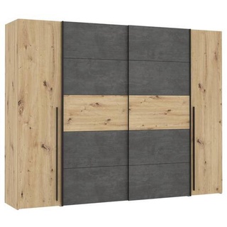 Forte Narago 270 x 210 x 61 cm artisan eiche/betonoptik dunkelgrau