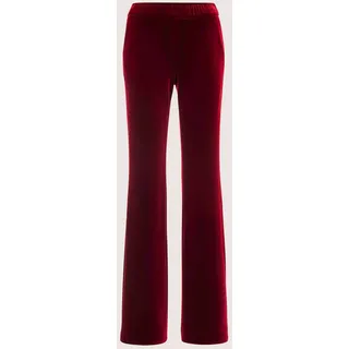 Madeleine Samthose Weite Rubinrot 19