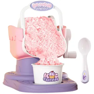 Ice Cream Maker Machine | Soft Serve Ice Cream Machine | Manual Ice Cream Machine | Kid's Fruit Smoothie Creation Kit | Quick Results Simple Frozenn Treat Maker Ice Cream, Sorbet, Long-lasting Cooling
