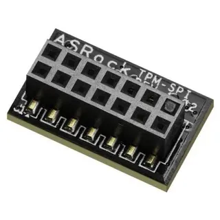 ASRock (TPM-SPI) TPM-Modul, 14-1 TPM-Header, SPI-Schnittstelle, Familie 2.0, Level 00, Revision 01.16