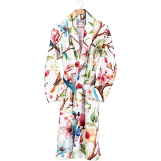 Egeria Bademantel Birdy Weiß L