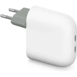 Google Flex Dual Port 67-W-USB-C Schnellladegerät Weiß