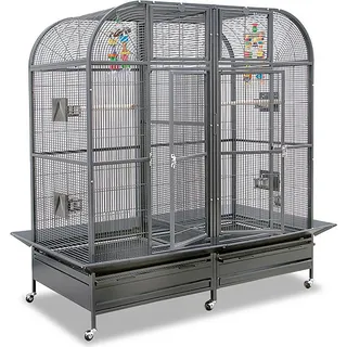 Vogelvoliere Palace II · Antik von Montana Cages - Dunkelgrau