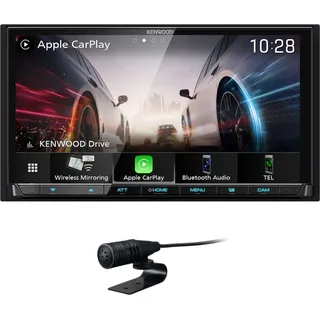 Kenwood DMX8021DABS 7-Zoll Digital Media AV-Receiver Doppel-DIN mit Wireless CarPlay und Android Auto