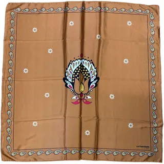 Les Tropeziennes Halstuch mit verschiedenen Mustern Alltags-Tuch 502-0037 C Braun - One-Size