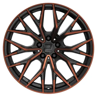 2DRV WH37 8 x 18 5 x 108 ET40 MB72,6 Schwarz/Bronze