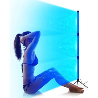 Jitesy solarium für zu hause,460nm&490nm bräunungslampe für zuhause,5 Modes Lichtstufen Komplette Bräunung im ganzen Gesicht und Körper,solarium für eine gleichmäßige Bräunung