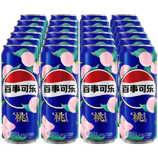 Pepsi White Peach 0,33 Liter Dose, 24er Pack