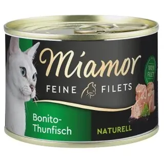 Miamor Feine Filets Naturell Bonito-Thunfisch 12x156g