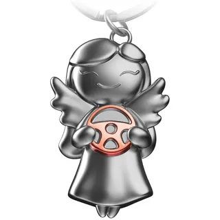 FABACH Schutzengel Star mit Lenkrad - Fahr vorsichtig Schutzengel für Autofahrer - Schlüsselanhänger Auto Glücksbringer - Geschenk Glücksbringer Auto Führerschein Geschenke - Einheitsgröße