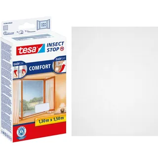 Tesa Insektenschutz Fenster Insect Stop Comfort 150 x 130 cm Weiß