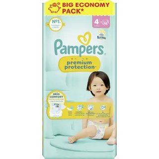 Pampers Premium Protection Gr. 4 (9-14 kg) 52 St.