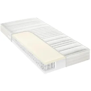 Sleeptex Latexmatratze, Weiß, Textil, H3, Füllung: Polyester, 140x200 cm, Made in Germany, Oeko-Tex® Standard 100, Härtegradauswahl, Bezug abnehmbar/waschbar, atmungsaktiv, schadstoffgeprüft, aktive Schulterzone, alternative Größen erhältlich, rundum abnehmbar, Schlafzimmer, Matratzen Shop, Matratzen, Kaltschaummatratzen