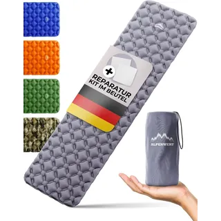 alpenwert Alpenwert® Isomatte Outdoor [Kleines Packmaß & Ultraleicht] Luftmatratze perfekt für Camping, Wandern, Backpacking UVM. - Schlafmatte aufblasbar