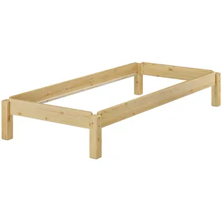 Erst-Holz Stapelbett Kiefer 90 x 200 cm natur