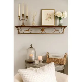 moebel-direkt-online Wandboard Wandkonsole in zwei Breiten goldfarben 92 cm