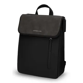 KAPTEN & SON Vallen Rucksack Schwarz