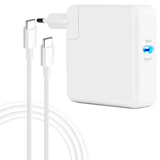 96W USB C Schnell Ladekabel Blockieren Netzteil Charger MacBook Pro Air Ladegerät für MacBook Pro Air 13 14 15 16 Zoll 2024 2023 2022 2021 2020 M1 M2 M3 M4 Laptop, iPad, Einbeziehen Typ C Kabel