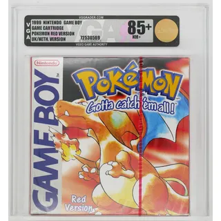 Pokémon Rote Edition Red Version Nintendo GameBoy GB SEALED VGA 85+ RAR