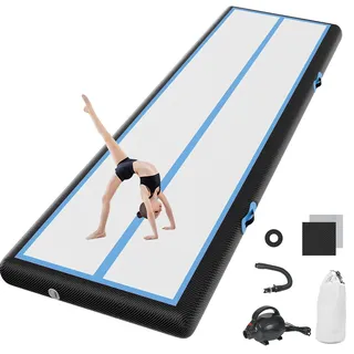 airtrack matte mit elektrischer Luftpumpe 20cm hoch 3 M Tumbling Matten Aufblasbare turnmatte Matte gymnastikmatte Yogamatte Camping Trainingsmatte