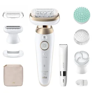 Braun Silk-épil 9 Flex SkinSpa 9-481 3D Wet & Dry weiß/gold