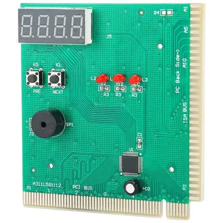 PC-Motherboard-Diagnosekarte, 4-stelliger Analysator, Computer-Motherboard-Tester-Kit, Motherboards Post-Tester für PCI ISAanalyzer Board Mainboard ISA