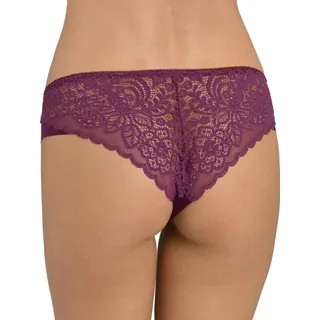 Triumph Damen Slip Amourette Spotlight Braz, Gr. 44, Rot (BURGUNDY JB) - 44