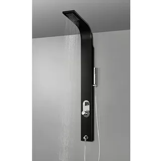Aurlane Duschpaneel Care Black (Höhe: 150 cm, Schwarz)