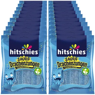 chaos candy Hitschies Saure Drachenzungen blau 20x 125g