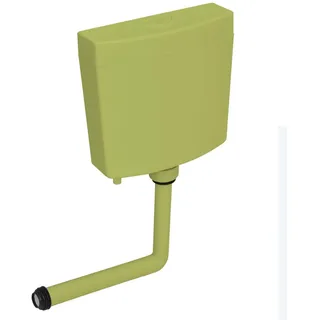 ZEYUAN WC-Spülkasten, Toilettenspülkasten, Aufputzspülkasten, Spülkasten Ersatzteile, Toiletten Spülkasten Komplett, 3/6 L Olive