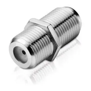 conecto F-Verbinder, F-Kupplung, F-Buchse auf F-Buchse, Adapter zur Verlängerung von Antennen-Kabel/Koaxial-Kabel
