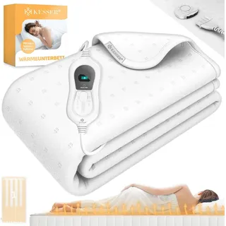 Kesser Wärmeunterbett mit Abschaltautomatik 150 x 80 cm Weiß
