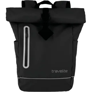 Travelite Basics Roll-Up Backpack Plane Black