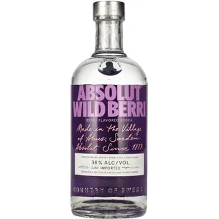 Absolut Wild Berri 38 % vol 0,7 l