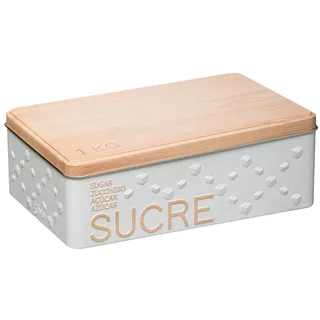 SIMPLY Würfelzuckerdose aus metall "scandinave nature" weiß - 5 five simply smart