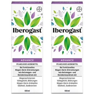 2x Iberogast Advance 2x100 ml Flüssigkeit zum Einnehmen