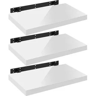 Woltu Wandboard 50 x 22,9 x 3,8 cm Weiß
