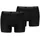 Everyday Basic Boxershorts Schwarz/Phantom M 2er