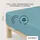 Baumwolle 90 x 190 - 100 x 220 cm petrol mid
