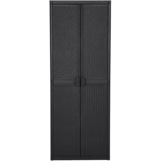 vidaXL Gartenschrank 0,65 x 0,45 x 1,72 schwarz