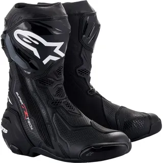 Alpinestars Supertech R Vented, Stiefel perforiert - Schwarz - 43 EU