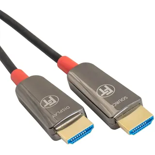 FeinTech VMI90050 Optisches HDMI Glasfaser-Hybrid Kabel 8K 60Hz / 4K 120Hz, 48 Gbps 5 m (5 m, HDMI, 2.1), Video Kabel