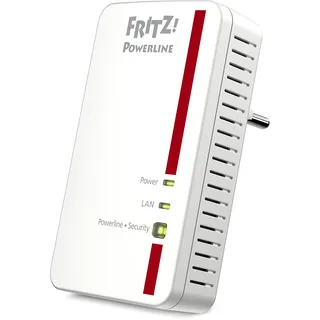 AVM Fritz Powerline 1000E Adapter (1.200 MBit/s, ideal für HD-Streaming oder NAS-Anbindungen)