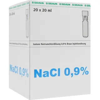 B. Braun Kochsalzlösung 0,9% Miniplasco connect 20 x 20 ml