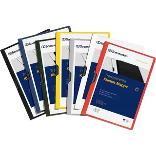SOENNECKEN Klemmmappe 3314 DIN A4 bis 30Blatt PVC weiß
