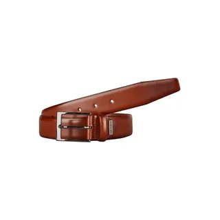 Wilvorst Ledergürtel Wilvorst GÜRTEL Herren Anzug-Gürtel Glattleder Cognac 95cm