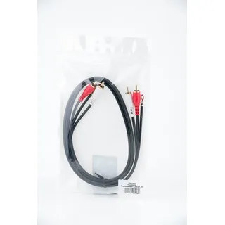 7even Plattenspieler-Ersatz Cinch Kabel 120cm mit Erdung